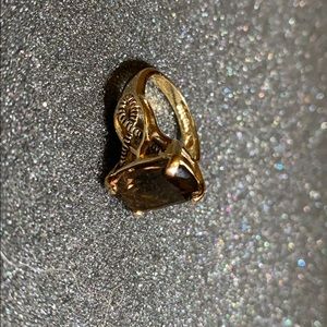 Brown rectangle stone Lia Sophia Ring